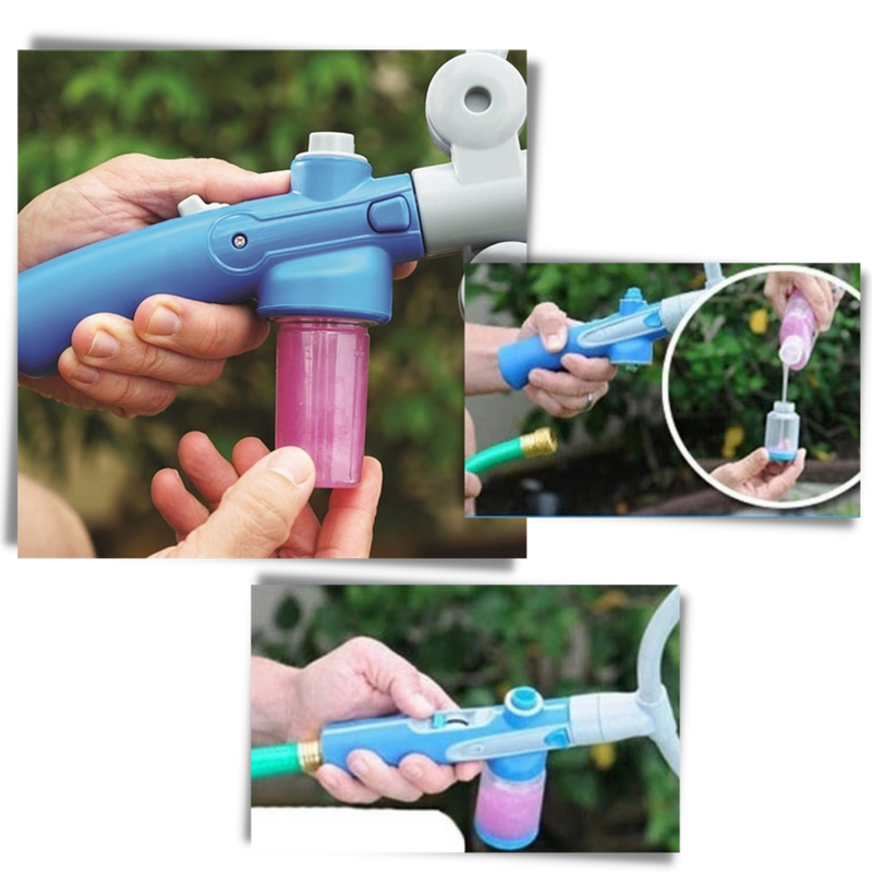 360° Haustier-Dusche