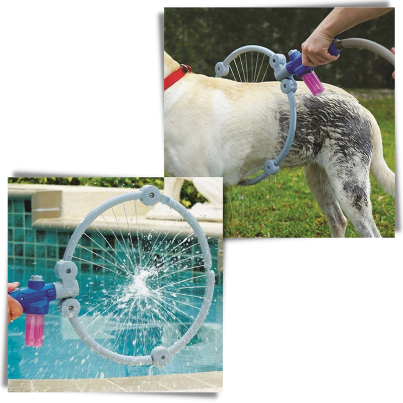 360° Haustier-Dusche