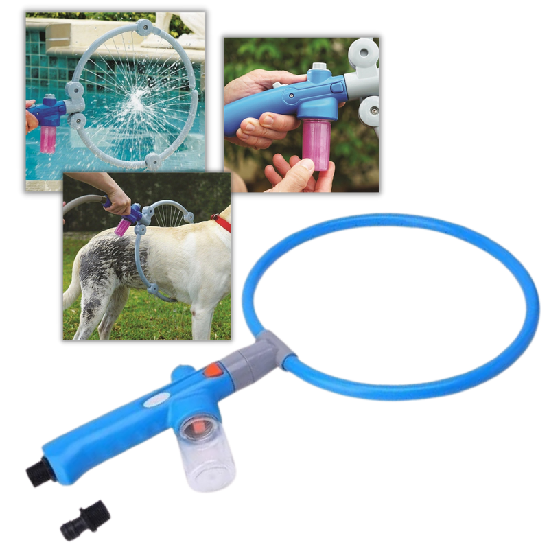 360° Haustier-Dusche