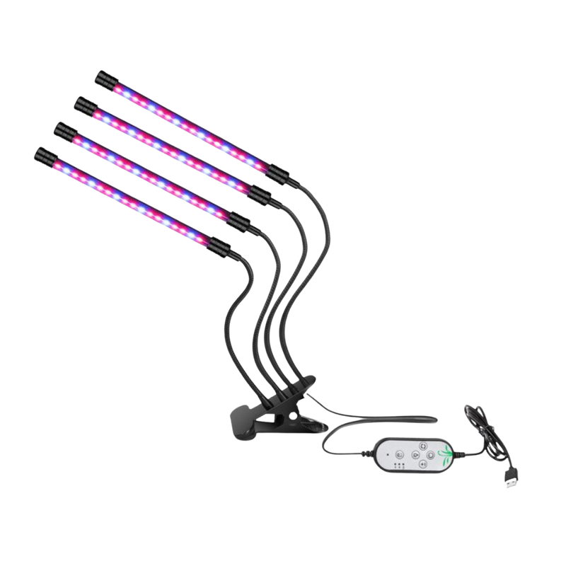 4-Kopf LED USB Innenraum Wachstumsleuchte
