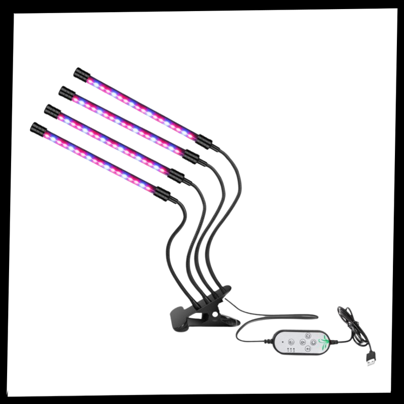4-Kopf LED USB Innenraum Wachstumsleuchte