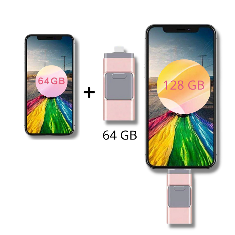 4 in 1 USB-Stick mit Speicher