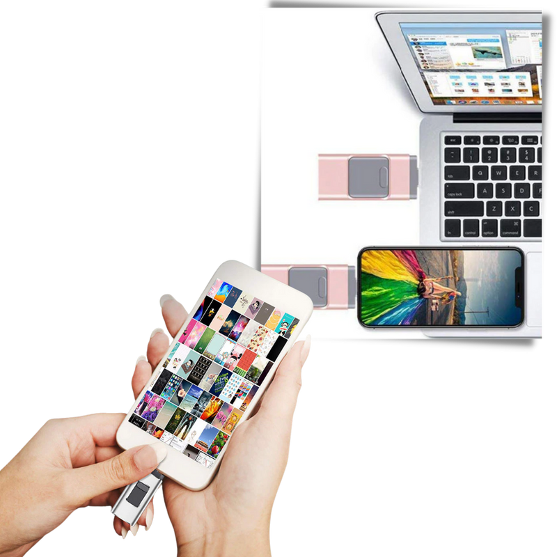 4 in 1 USB-Stick mit Speicher