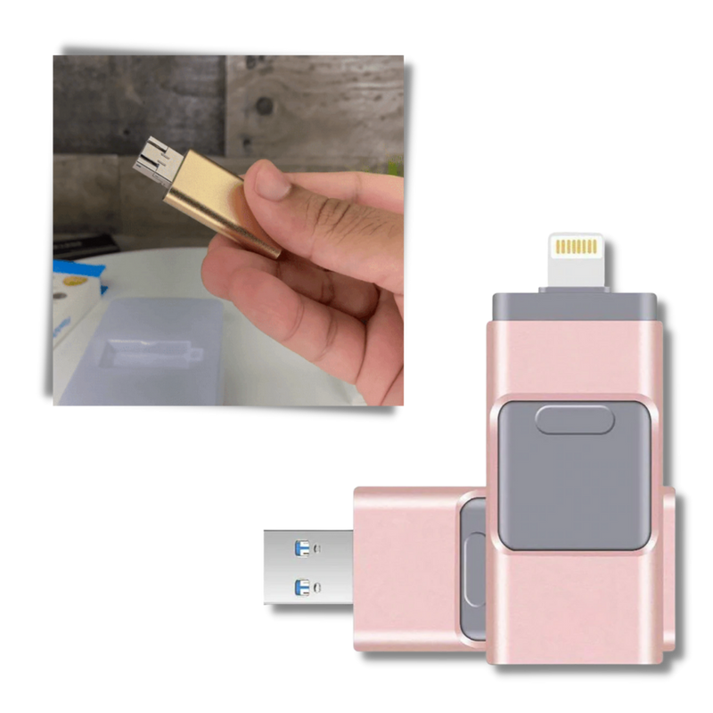 4 in 1 USB-Stick mit Speicher