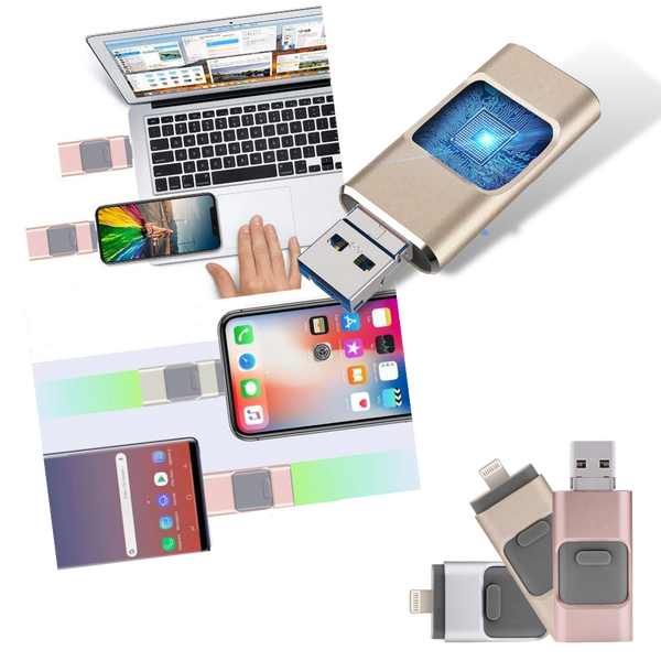 4 in 1 USB-Stick mit Speicher