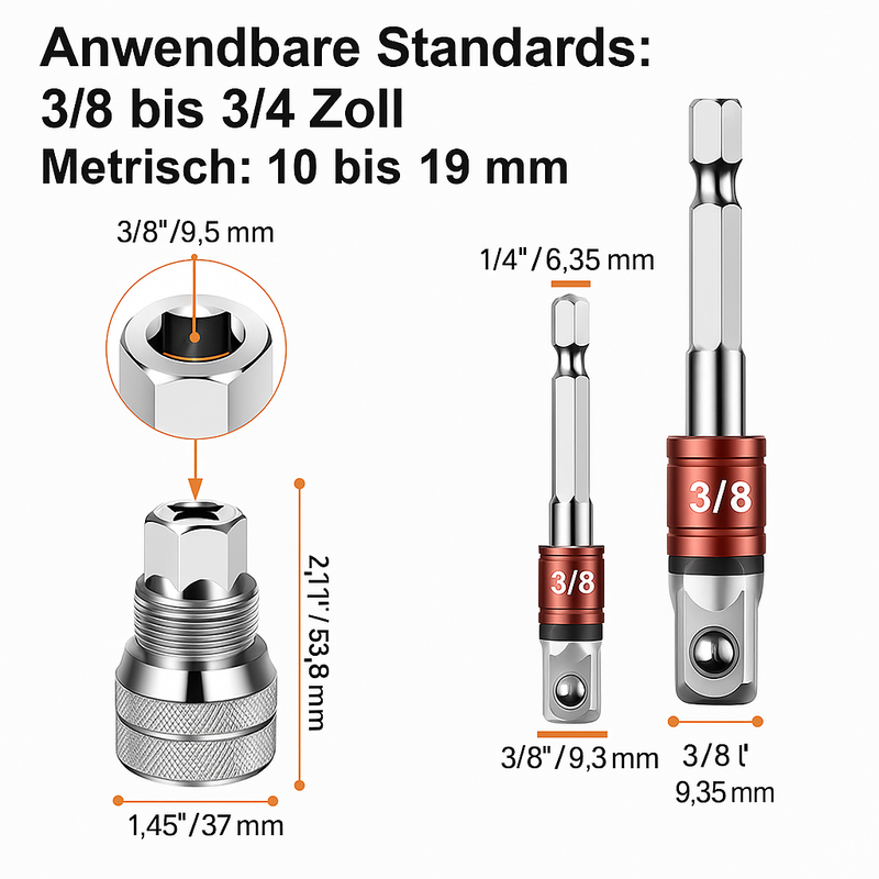 ProSocket – Multifunktionale Universalnuss für Heim & Garage