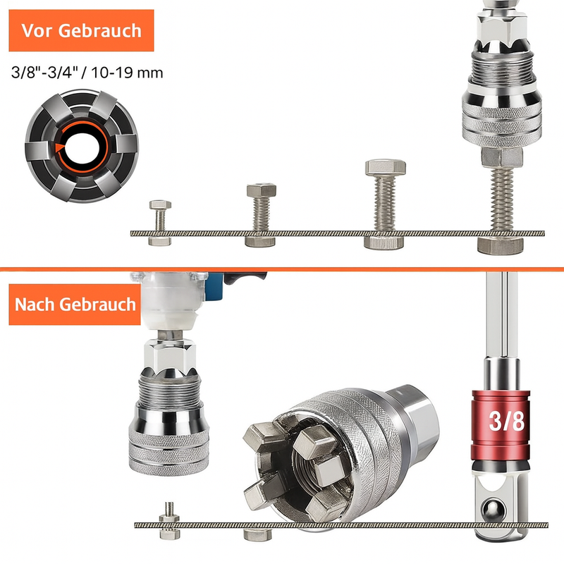 ProSocket – Multifunktionale Universalnuss für Heim & Garage