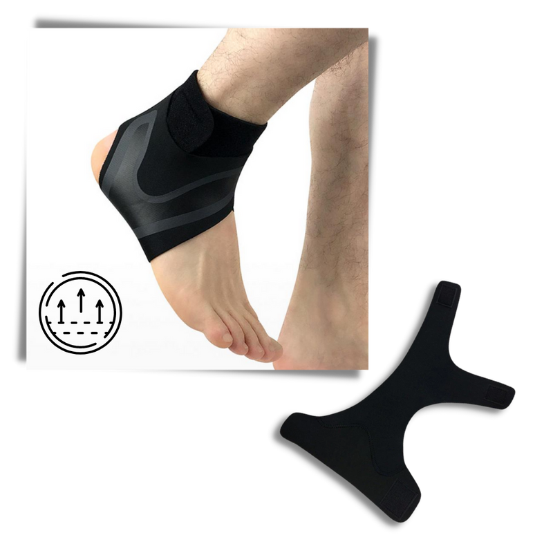 Atmungsaktive elastische Knöchelstütze