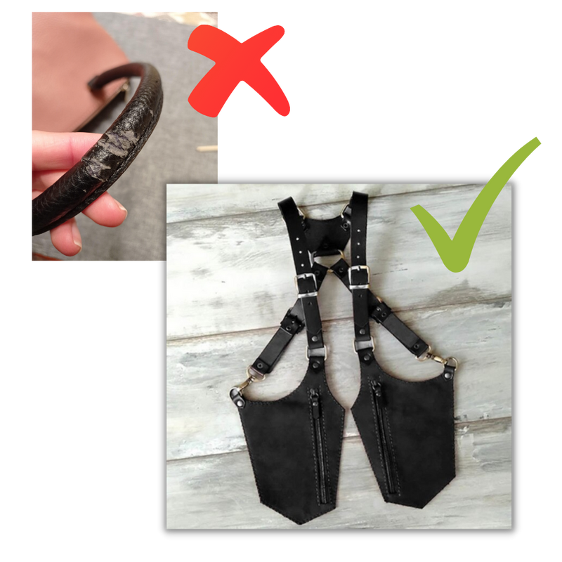 Diebstahlsichere Vintage-Tasche