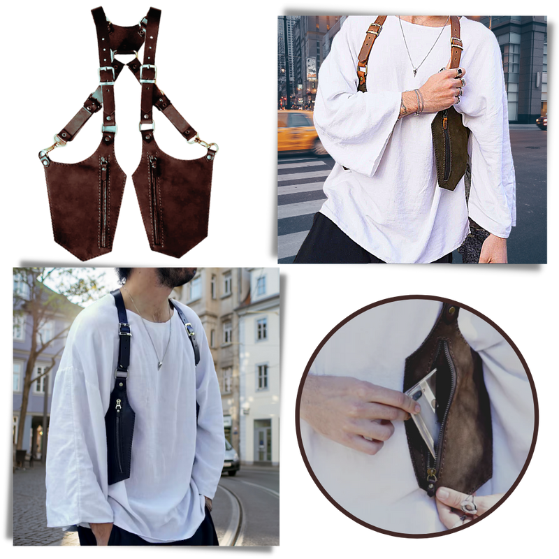 Diebstahlsichere Vintage-Tasche