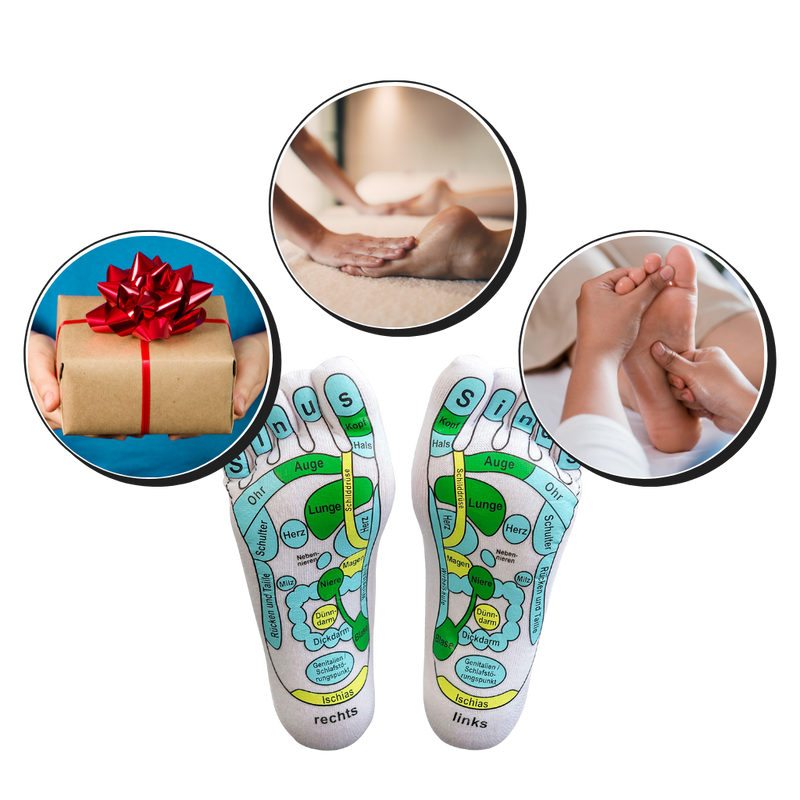 Akupressur-Reflexzonenmassage-Socken