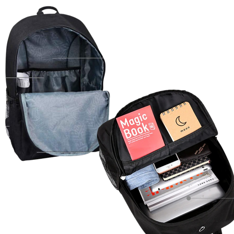 Leuchtender Anime-Laptop-Rucksack