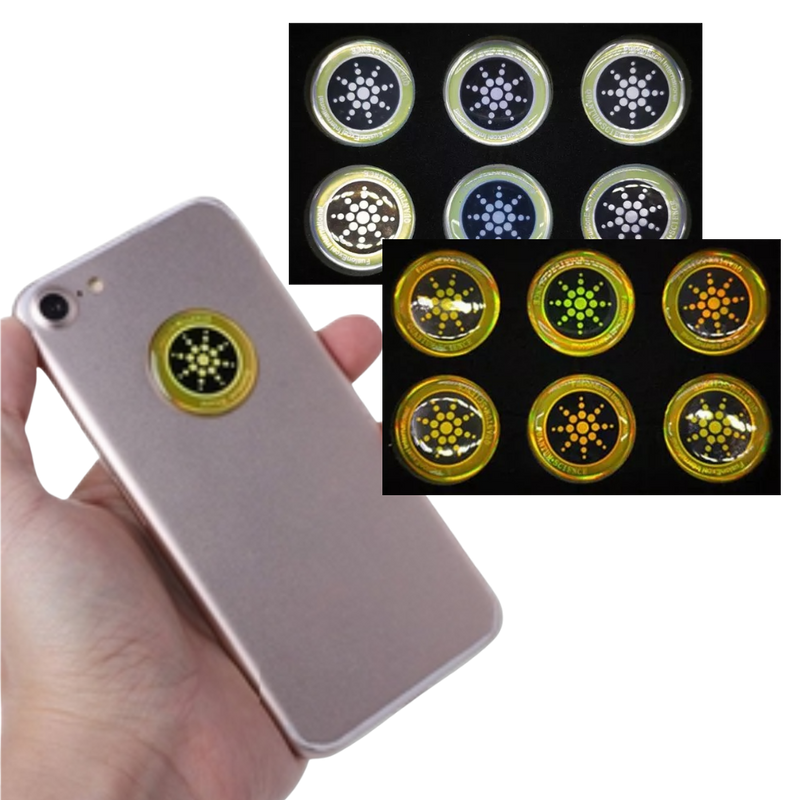 Packung mit 6 Anti-Strahlungs-Aufklebern
