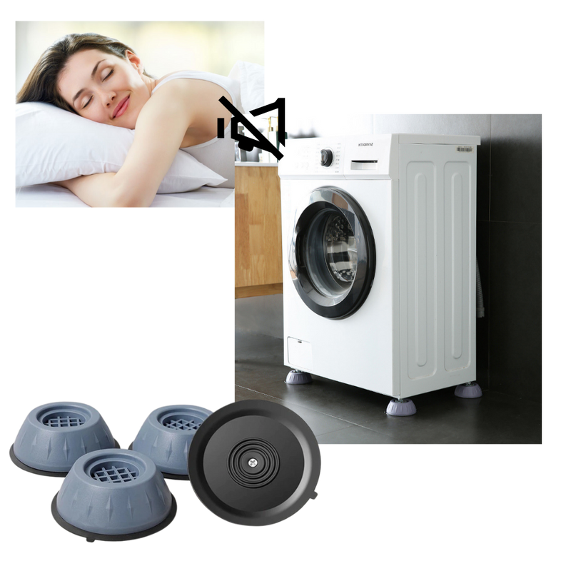 Packung mit 4 vibrationsdichten Gummifüßen