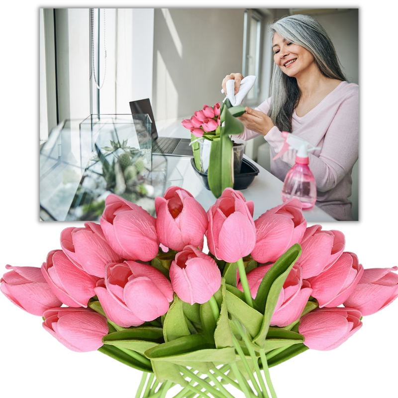 Künstliche Tulpenblume (10 Stück)