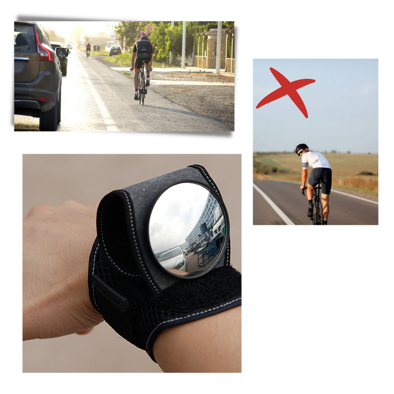 Handgelenk-Rückspiegel für Fahrräder