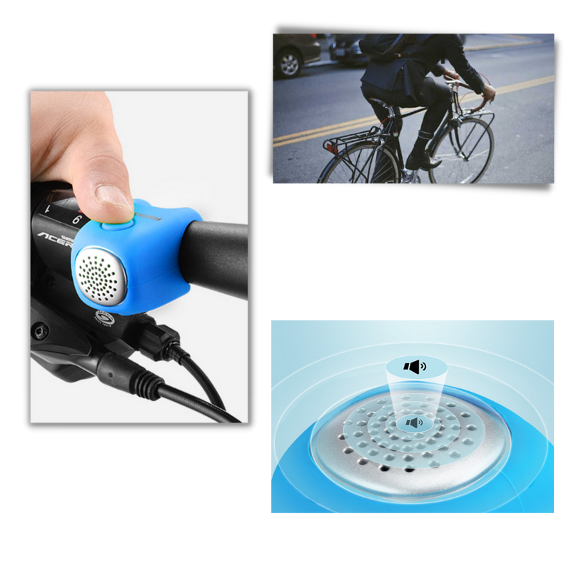 Wasserdichte Fahrradhupe aus Silikon