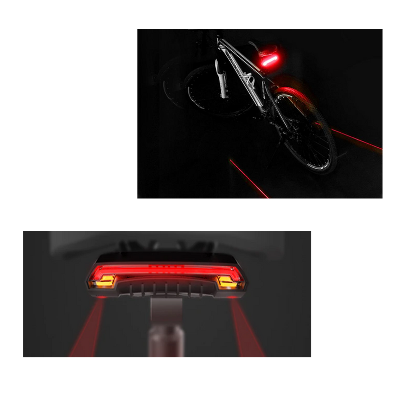 Fahrrad-Sicherheitsrücklicht mit Blinkern