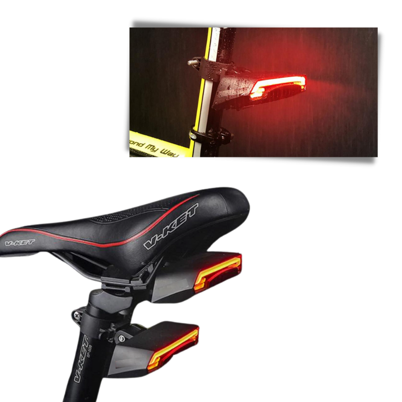Fahrrad-Sicherheitsrücklicht mit Blinkern
