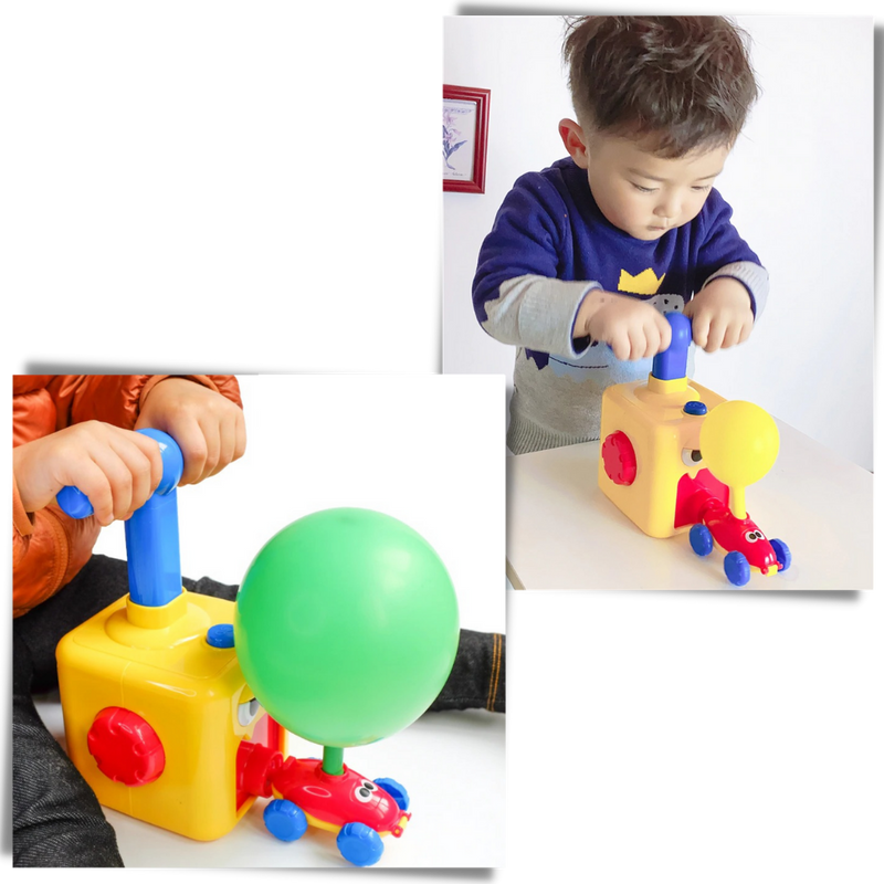 Ballonauto-Spielzeugwerfer