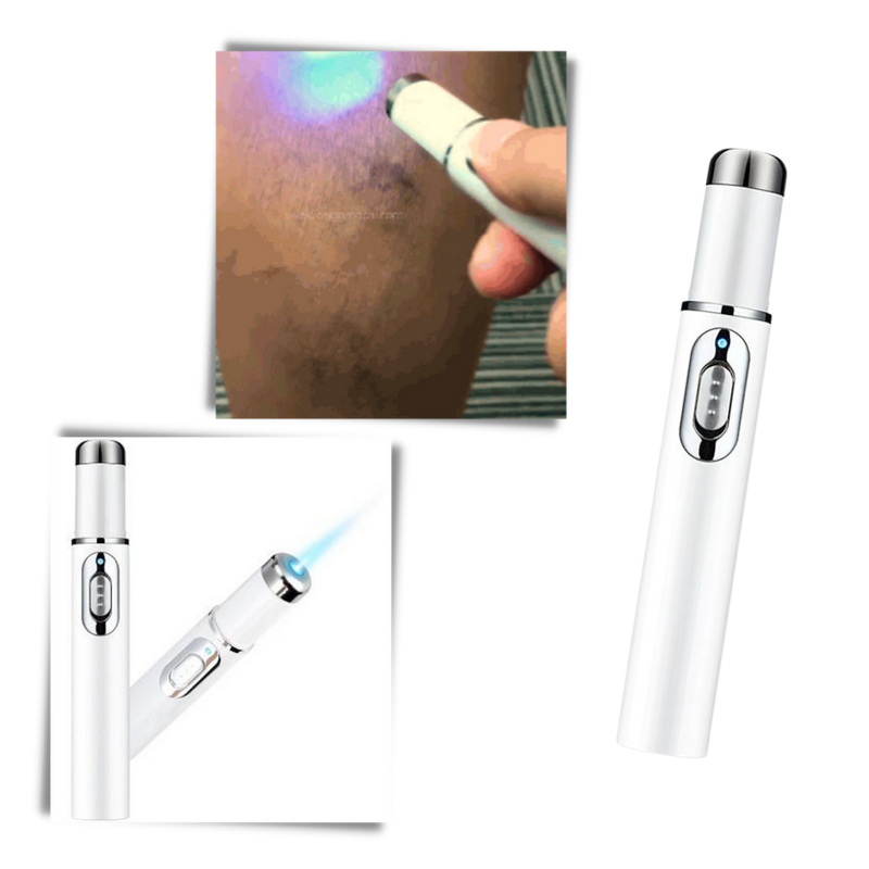 Blaulicht-Hauttherapie-Stift