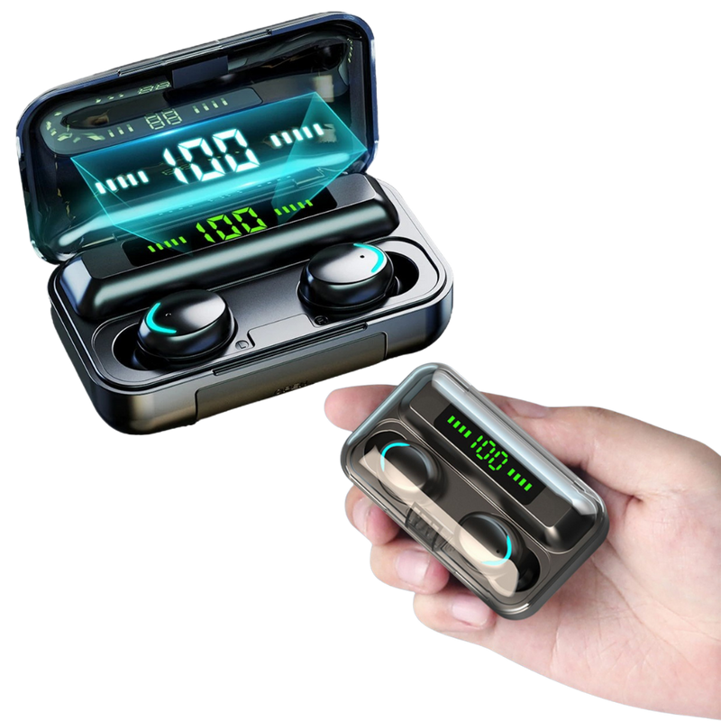 Bluetooth-Kopfhörer mit Akku-Ladebox