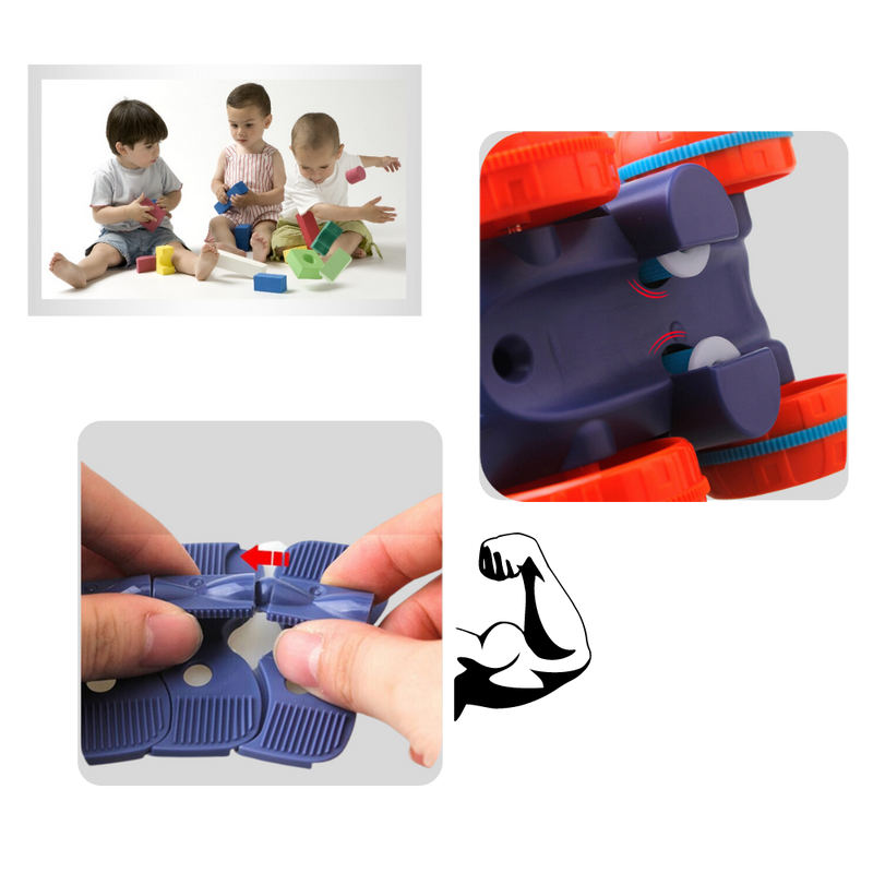 Flexibles Schienenfahrzeug Spielzeug für Kinder