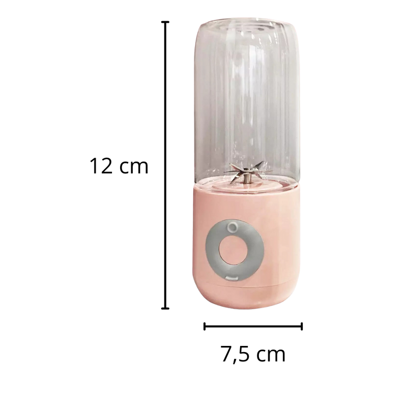 6 Schneidegeräte Mini Tragbarer Mixer Becher