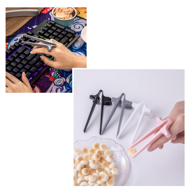 Ergonomische Finger-Essstäbchen