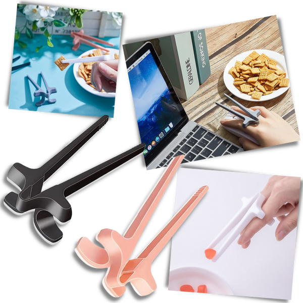Ergonomische Finger-Essstäbchen