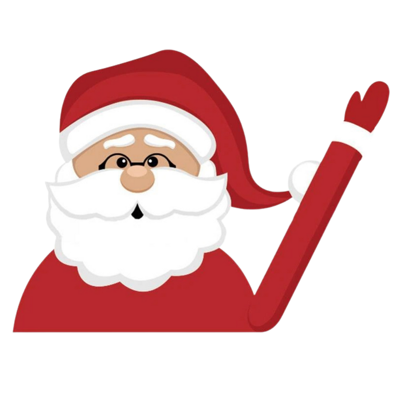 Weihnachts-Scheibenwischer-Aufkleber