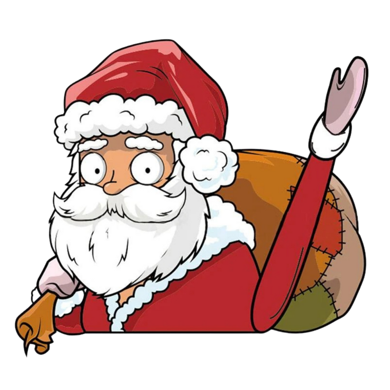 Weihnachts-Scheibenwischer-Aufkleber