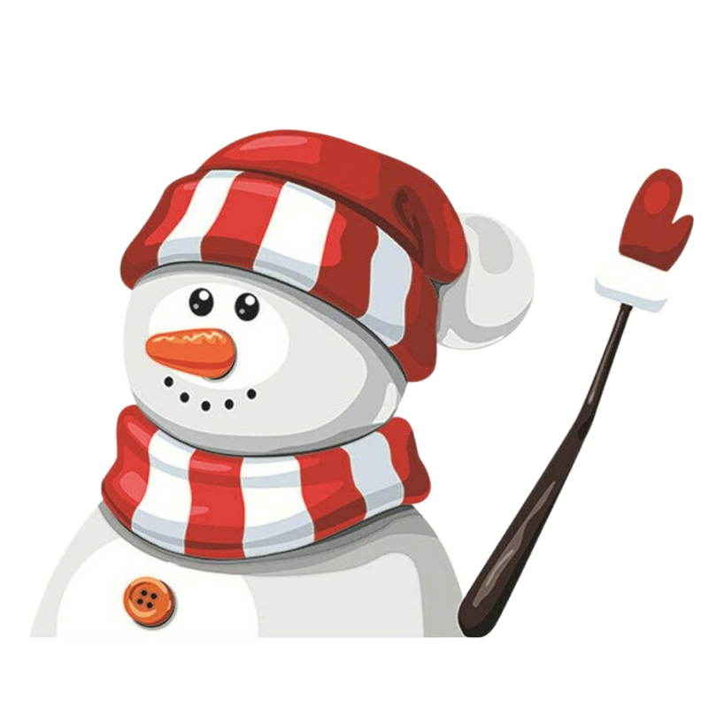 Weihnachts-Scheibenwischer-Aufkleber