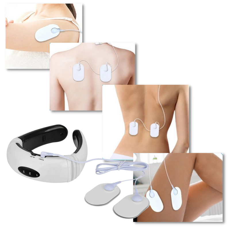Nackenmassagegerät mit kreisförmiger Zugkraft und Infrarotheizung