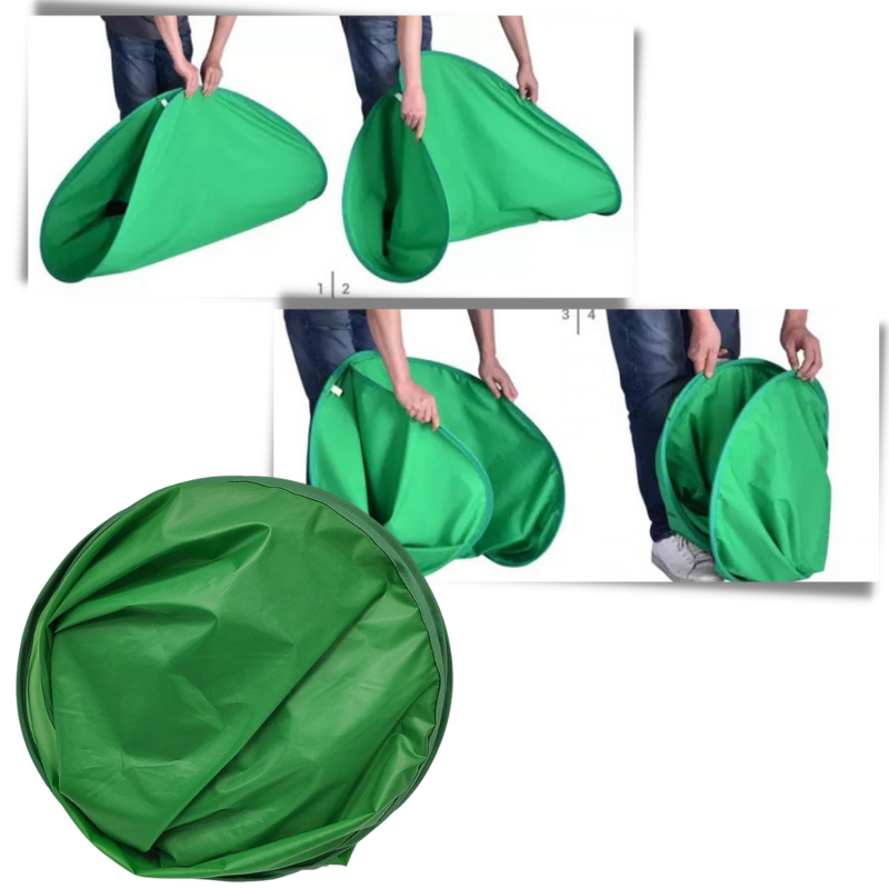 Zusammenklappbarer Greenscreen für Stuhl