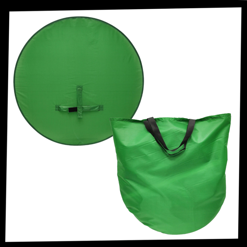 Zusammenklappbarer Greenscreen für Stuhl