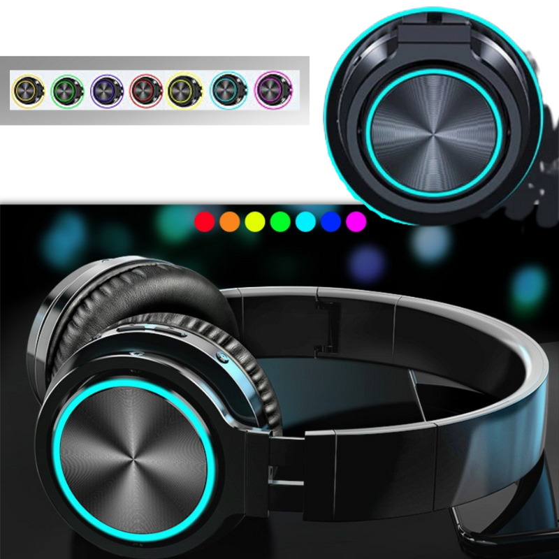 Bunte Bluetooth-Kopfhörer