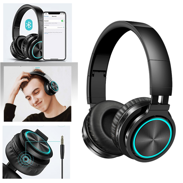 Bunte Bluetooth-Kopfhörer