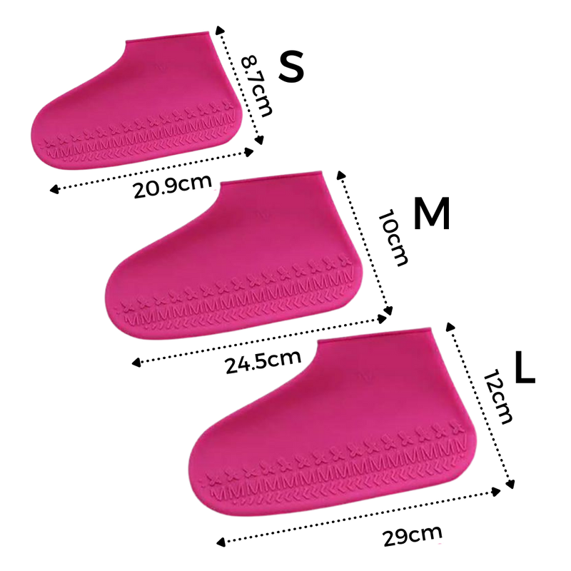 1 Paar Wasserfeste Silikon-Schuhüberzieher