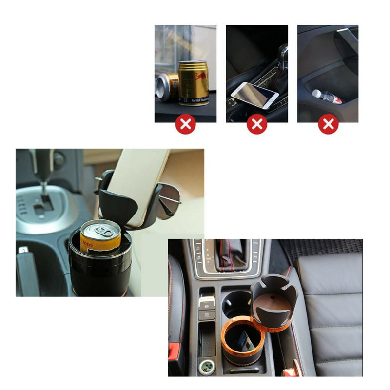 Multifunktionaler Getränkehalter-Adapter