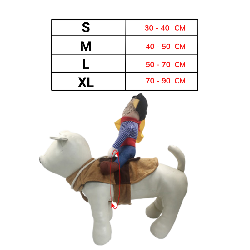 Cowboy Hundekostüm