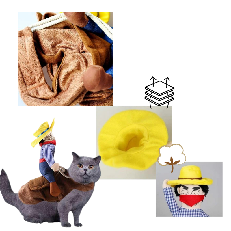 Cowboy Hundekostüm