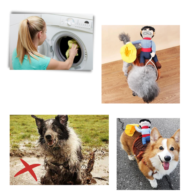 Cowboy Hundekostüm