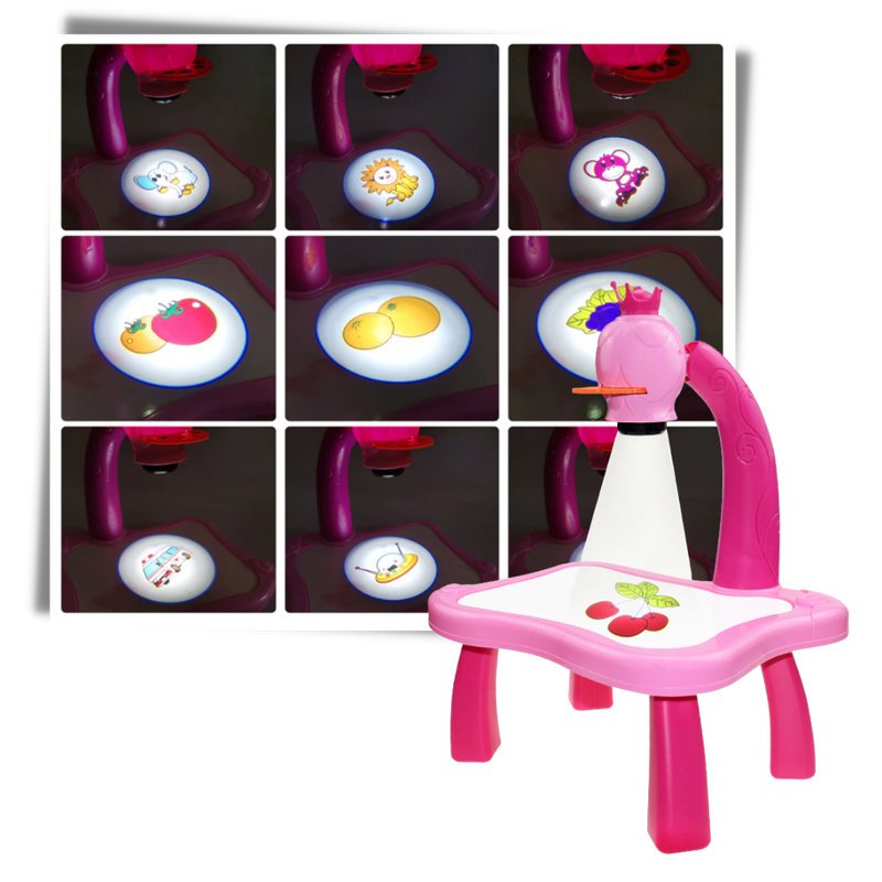 Kinder Projektion Zeichenbrett