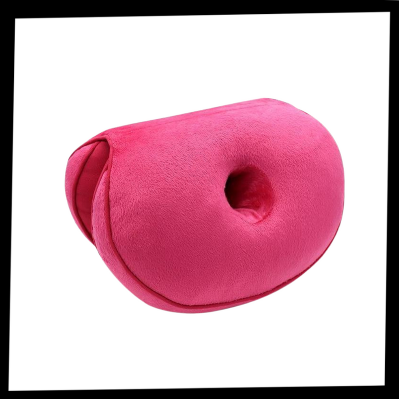 Doppeltes Sitzkissen für die Gesäßbacken