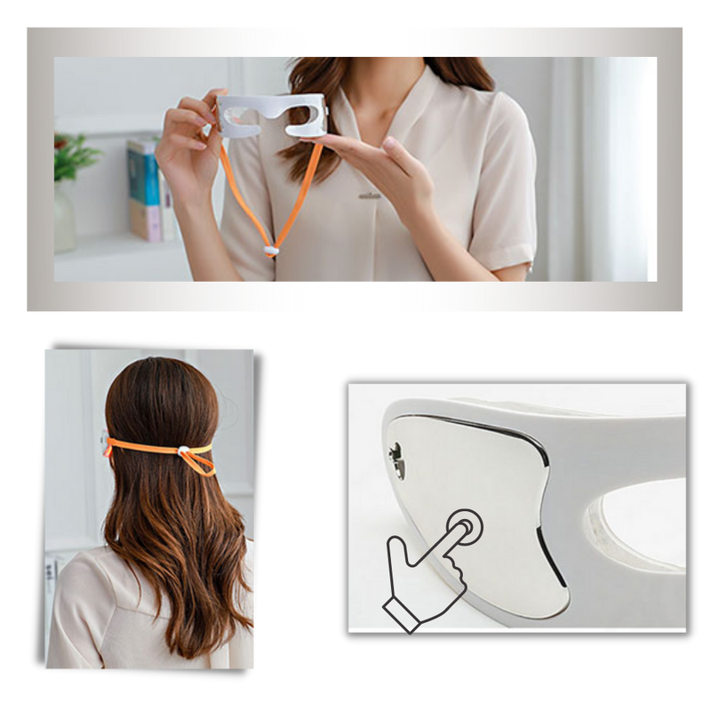 LED-Faltenentferner-Massage-Augenmaske