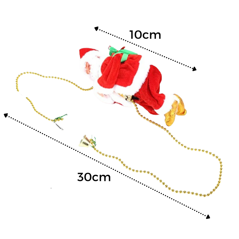 Elektrisch kletternder Weihnachtsmann Dekoration