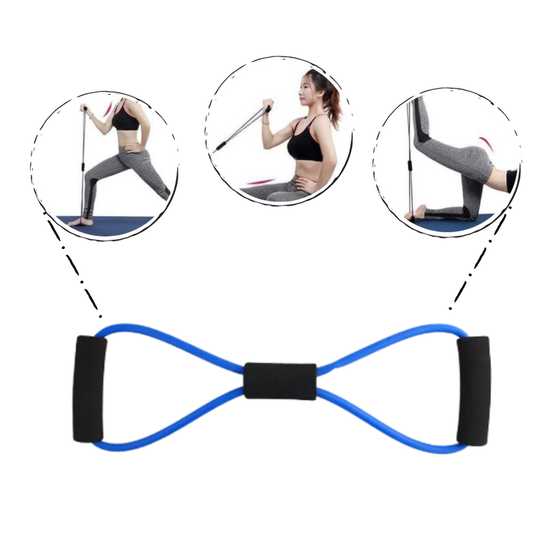 Abbildung 8 Fitness-Widerstandsband mit Griffen