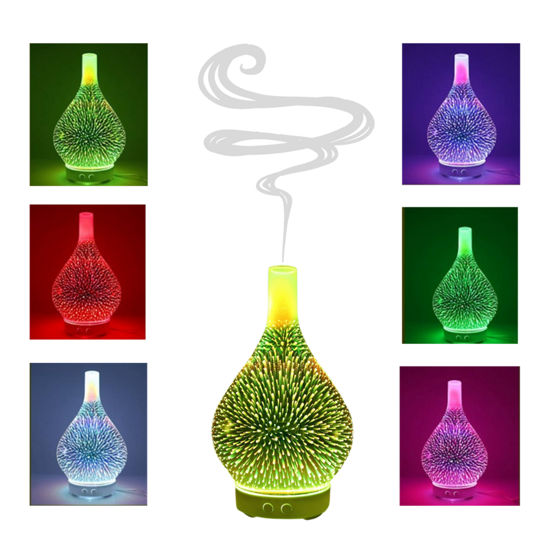 Ätherisches Öl Zerstäuber Muster Feuerwerk Vase Form