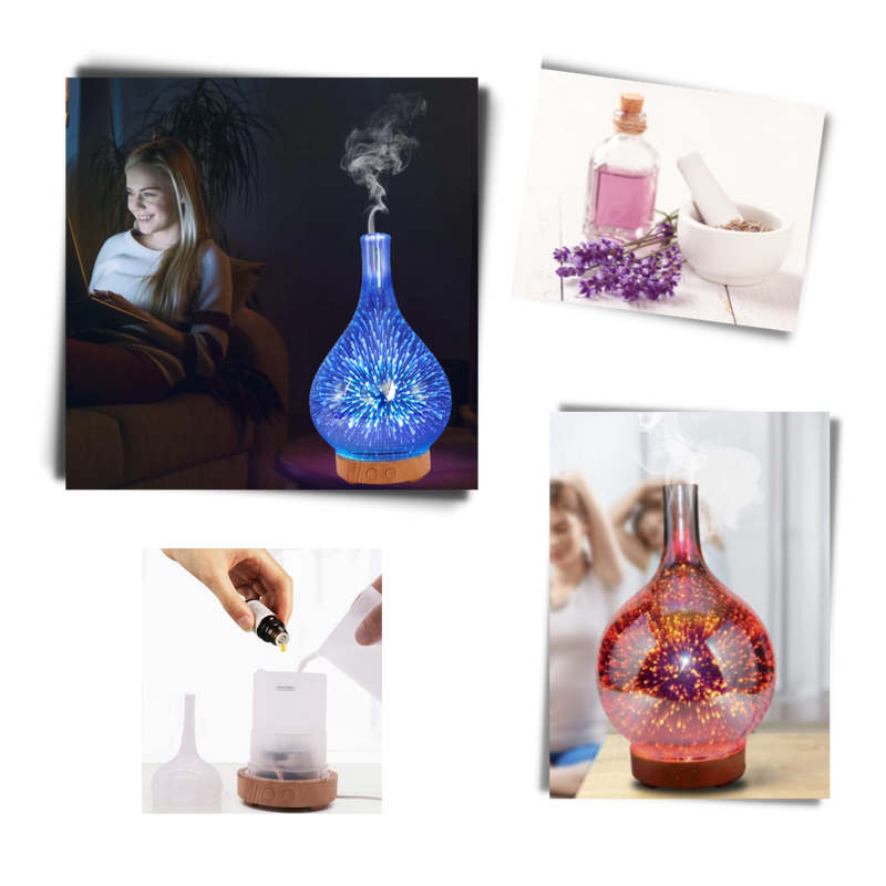 Ätherisches Öl Zerstäuber Muster Feuerwerk Vase Form